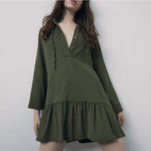 Zara Hoodie Dress Sz XL